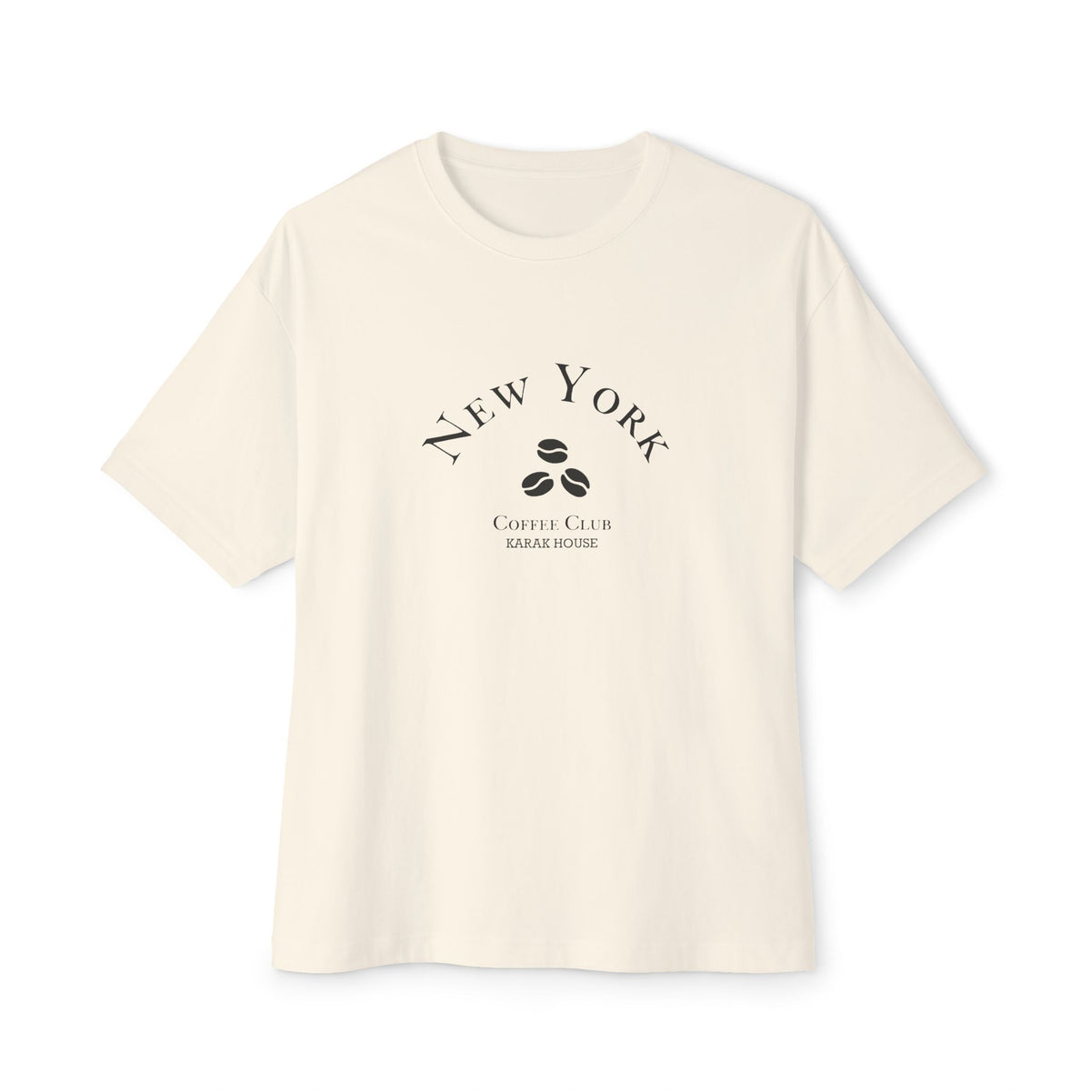 NY Coffee Club Unisex Oversized Boxy Tee