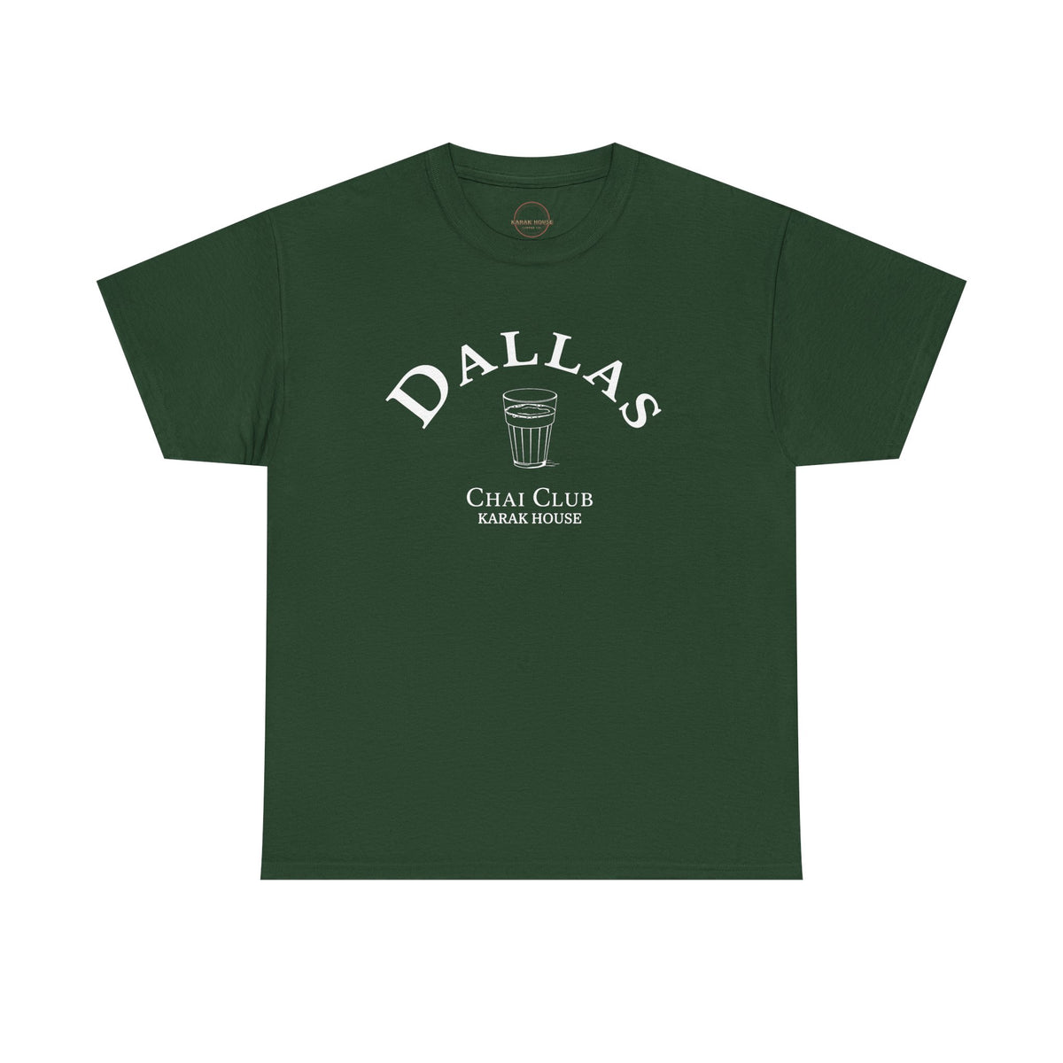 Dallas Chai Club Heavy Cotton Tee - Green