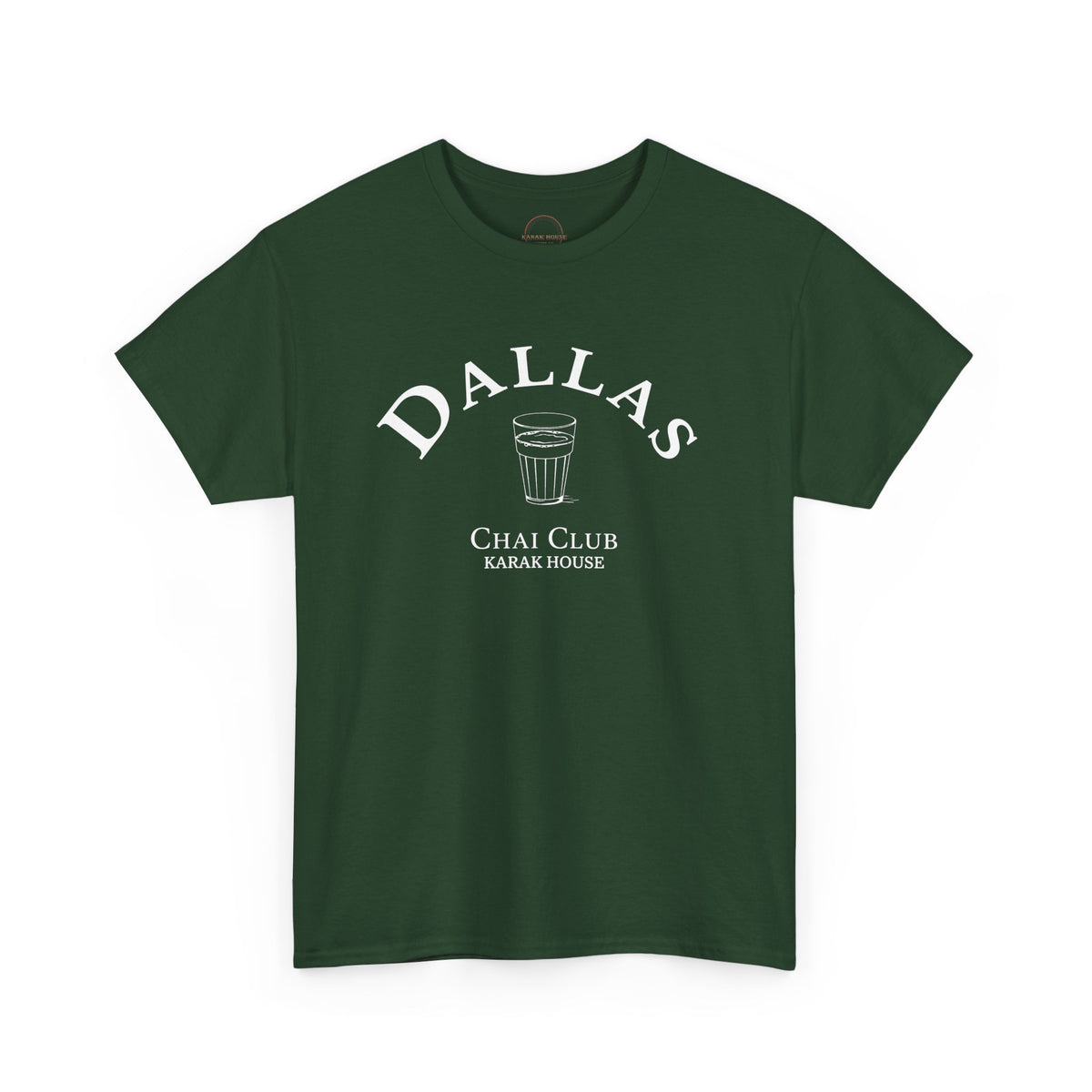 Dallas Chai Club Heavy Cotton Tee - Green