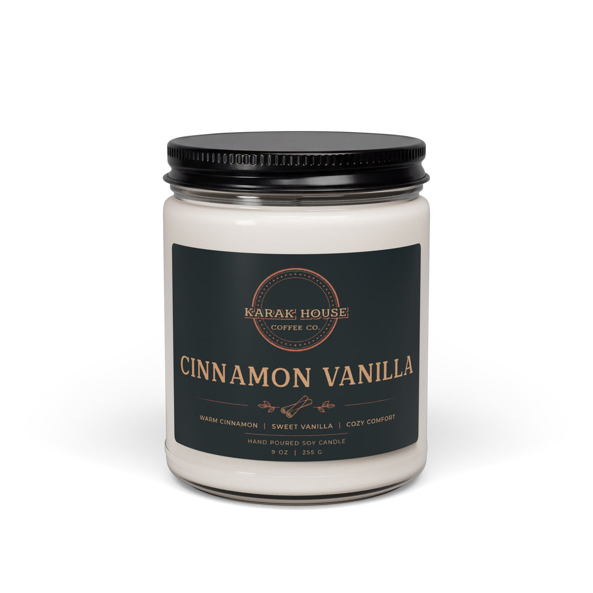 Karak House Cinnamon Vanilla Soy Candle, 9oz