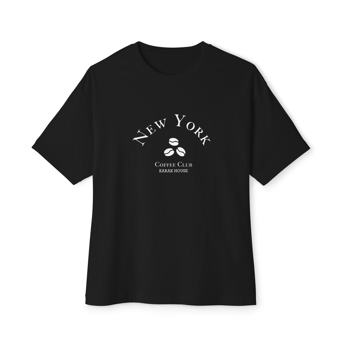 NY Coffee Club Unisex Oversized Boxy Tee