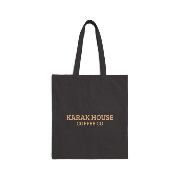 Karak House Logo Cotton Canvas Tote Bag - Black