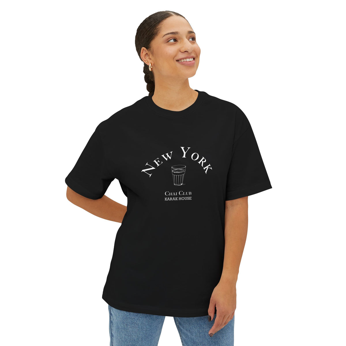 NY Chai Club Unisex Oversized Boxy Tee