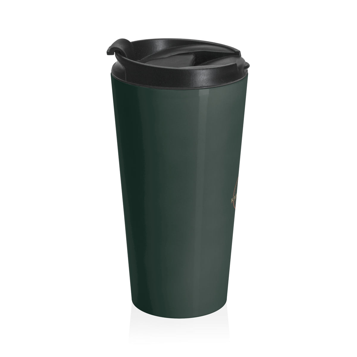 Karak House Logo Stainless Steel Travel Mug - Green