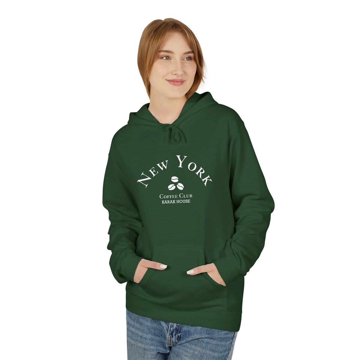 NY Coffee Club Unisex Midweight Softstyle Fleece Hoodie