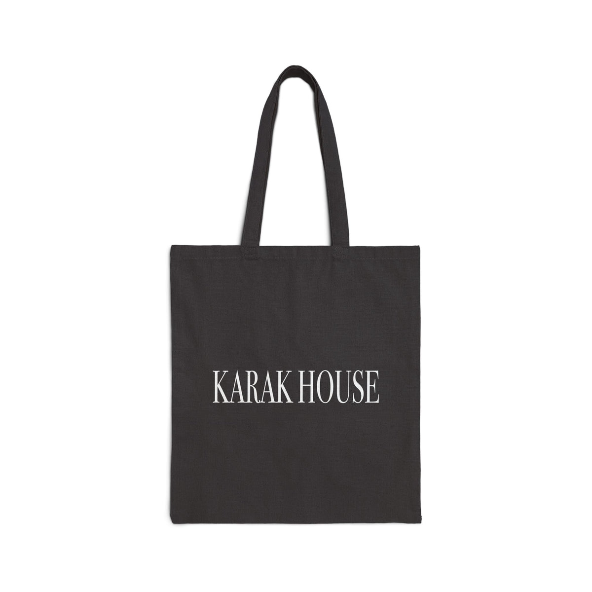 Karak House Letters Cotton Canvas Tote Bag