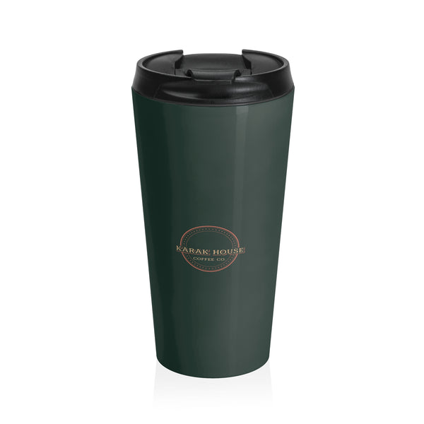 Karak House Logo Stainless Steel Travel Mug - Green