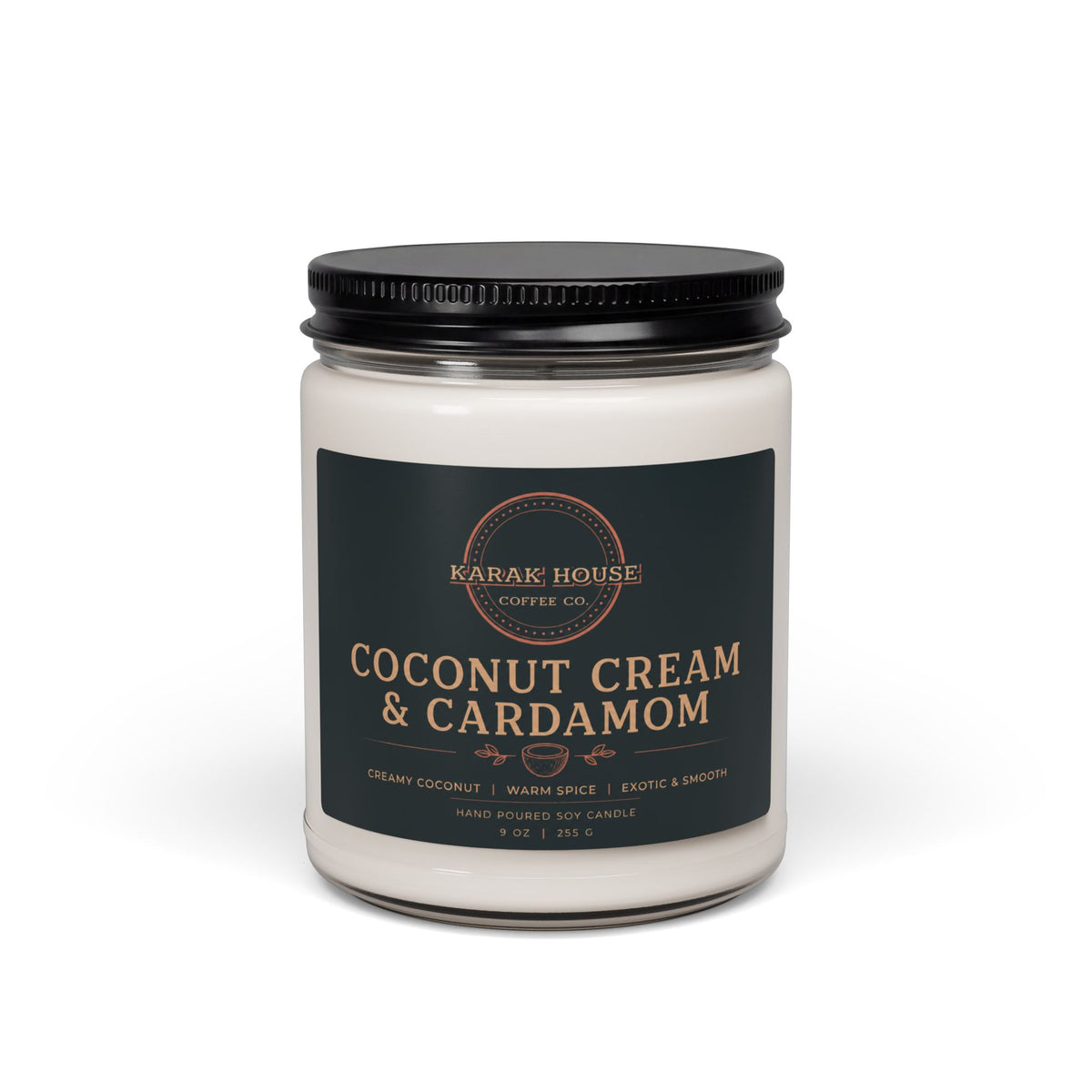 Karak House Coconut Cream & Cardamom Soy Candle, 9oz