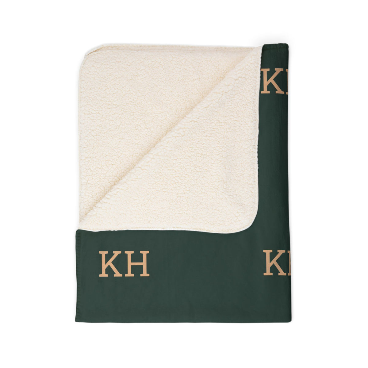 KH Flower Fleece Sherpa Blanket