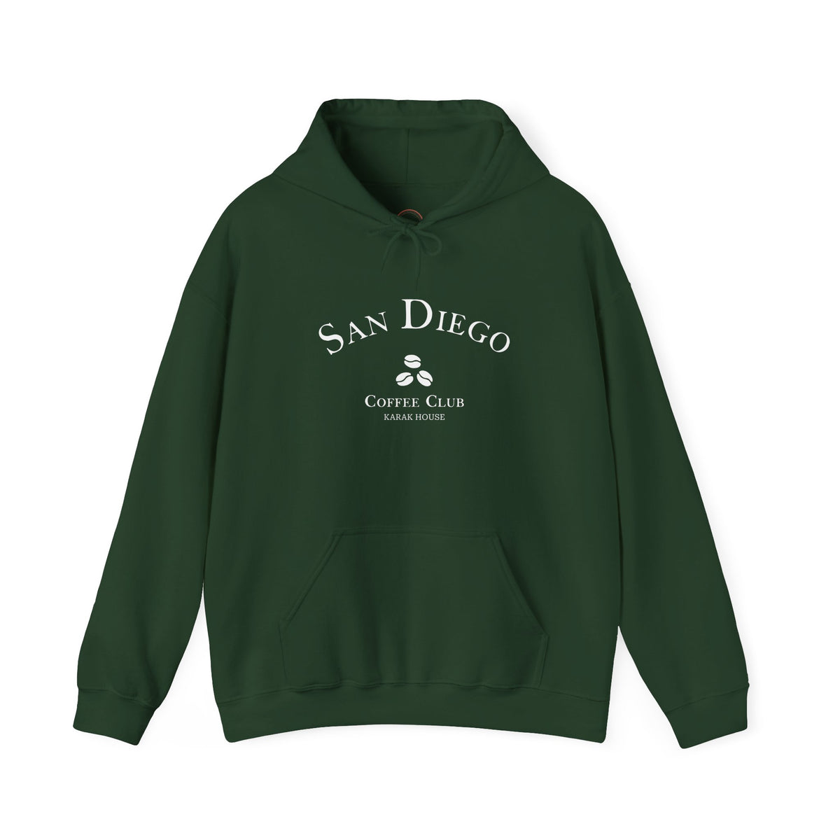 San Diego Coffee Club Unisex Heavy Blend™ Hooded Sweatshirt - Green