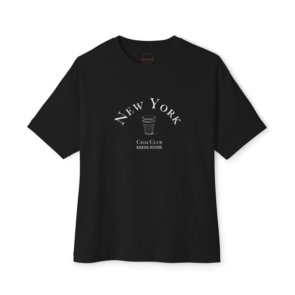 NY Chai Club Unisex Oversized Boxy Tee