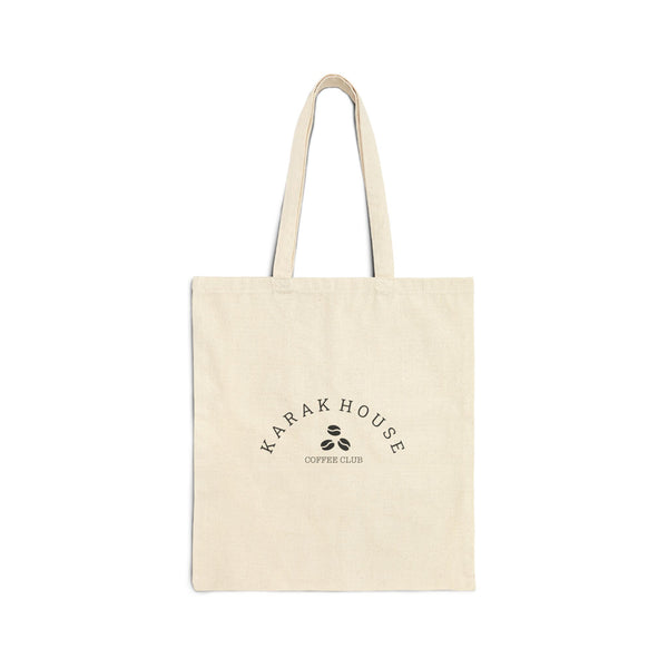 Karak House Coffee Club Cotton Canvas Tote Bag