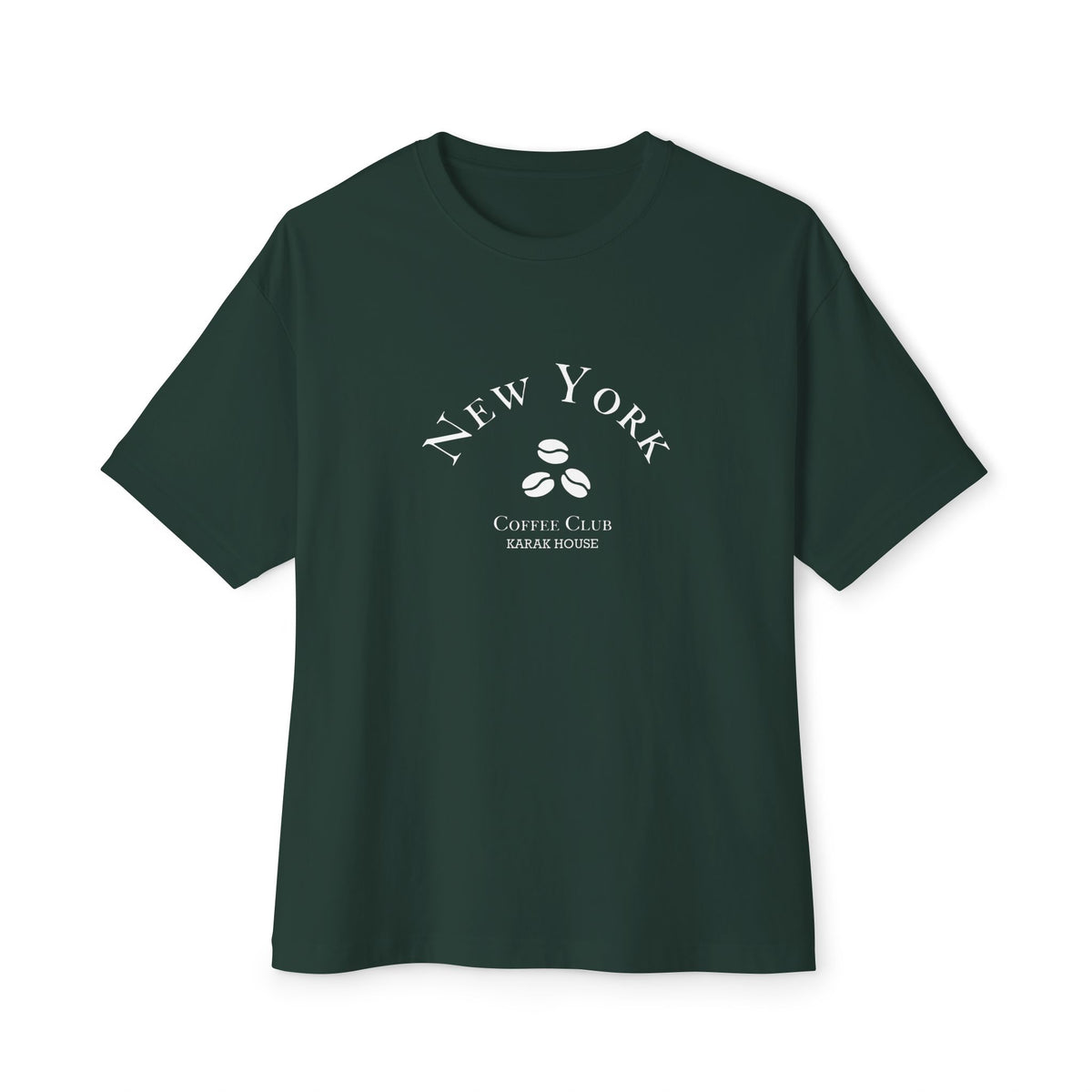 NY Coffee Club Unisex Oversized Boxy Tee
